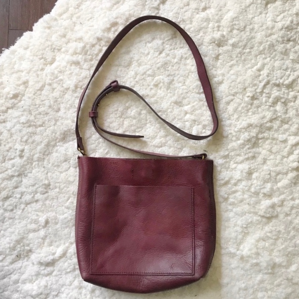 Madewell Small Transport, crossbody, Cabernet